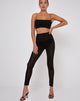 Imagen de Oria Leggings en Croc Flock Negro