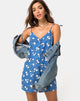 Imagen de Osla Slip Dress en Soheila Floral Azul