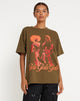 imagen de Oversize Basic Tee in Khaki Niñas Niñas Niñas