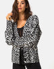Imagen de Oversize Cardigan in Animal Knit