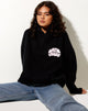 Imagen de Oversize Hoodie in Black Otra dimensión