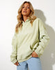 Imagen de Oversize Hoodie in Green Graffiti Magic Embro