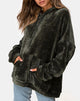 Imagen de Oversize Hoody in Chenille Olive