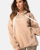 Imagen de Oversize Hoody in Tan I Want it Embro