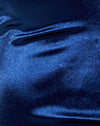 Satén azul marino