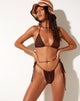 Imagen de PAMI BIKINI TOP MARRON OSCURO 34