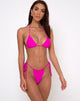 Imagen de la braguita de bikini Leyna magenta