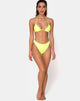 Imagen de la braguita de bikini Meeka en lima recubierta