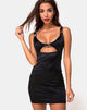 Imagen del vestido Panna de satén negro