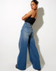 Imagen de Flare Parallel Jeans en Mid Wash