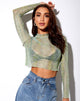 Imagen de Paria Top en Lime Croc