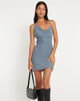 imagen de Parita Mini Dress in Goblin Blue