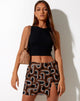 Imagen de Pelma Minifalda en Tonal Interlink Negro