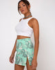 Imagen de minifalda Pelmet en dragón chino Neo Mint