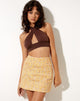 Imagen de Pelmo Minifalda en Flower Garden Amarillo