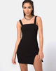 Imagen de Pendan Bodycon Dress in Rib Black