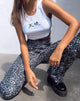 Imagen de Zoven Pantalones en Rar Leopard Gris