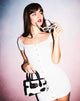 Imagen de Zilena Bodycon Dress in Rib Ivory