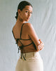 Imagen de MOTEL X OLIVIA NEILL Merita Crop Top en Tailoring Negro