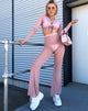 Imagen de Herlom Flare Trouser en Crystal Net Rose