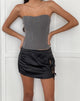 imagen de GAMAY SKIRT SATIN NEGRO