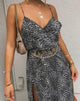 Imagen de Hime Maxi Dress in Rar Leopard Grey