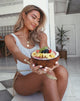 Imagen del bañador Goddess en Crinkle Rib Blanco