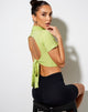 Imagen de Que Crop Top en verde hoja
