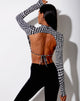 Imagen de Quelia Crop Top en Wavey Dogtooth