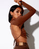 Imagen de Quelia Crop Top en Rib Cocoa
