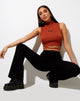 Imagen de Quera Crop Top en Rib Picante con Angel Embro