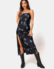 Imagen de Vestido Quinty en Mono Flor Negro