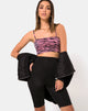 Imagen de Ramo Bandeau con Cremalleras Rosa Cebra