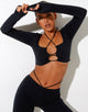 Imagen de Rana Crop Top Negro