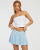 imagen de la minifalda Rara en Ditsy Rose Blue