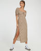Imagen de Cello Vestido Midi en Mini Gingham