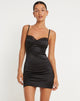 Imagen de Lesty Dress in Black with Black Lace