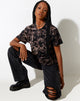 Imagen de Oversize Basic Tee en Oil Smoke