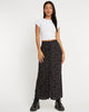 Imagen de Rima Maxi Falda en Pretty Petal Negro