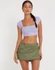 imagen de Sidra Crop Top en Lila Cute Daisy Blue