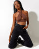 Imagen de Silta Crop Top en Mahagony Profundo