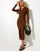Imagen de Taryn Maxi Dress in Rib Cocoa