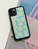 Imagen de la funda para Iphone Motel X Barbara Kristoffersen en azul margarita retro