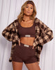 Imagen de Lou Hot Pant en caoba profundo Modern Day Label Embro