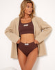 Imagen de XEL Pant en caoba profundo Modern Day Romantics Label Embro