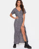 Imagen de Riva Dress in Ditsy Rose Negro