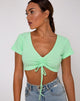 Imagen de Rivera Crop Top en canalé Neo Mint
