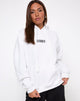 Imagen de Oversize Hoody in White Angel Embro
