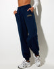 Imagen de Roider Jogger en azul marino Angel Embro en amarillo