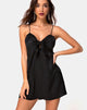 Imagen de Ronina Mini Dress in Satin Cheetah Black